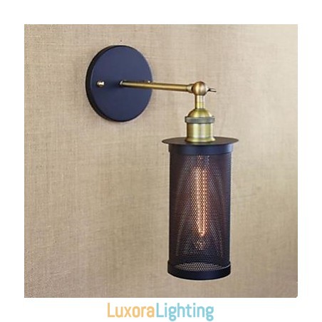 Designer Touch Decorative Wall Lamp Wrought Iron With Iron Net