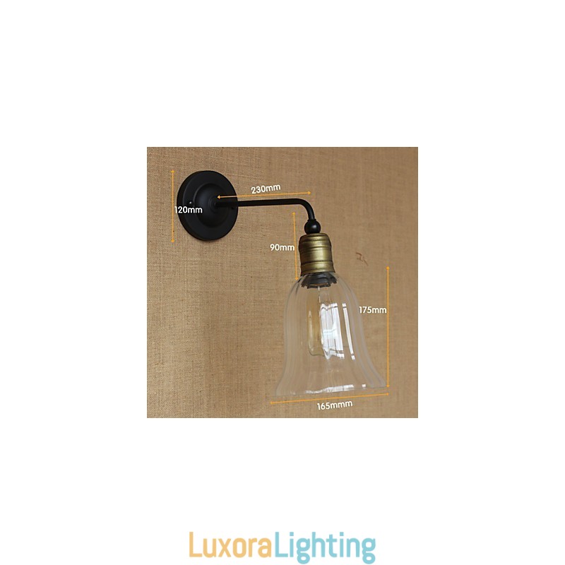 Designer Touch Decorative Mediterranean American Country Style Retro Creative Industry Transparent Glass Door Cafe Bar Wall