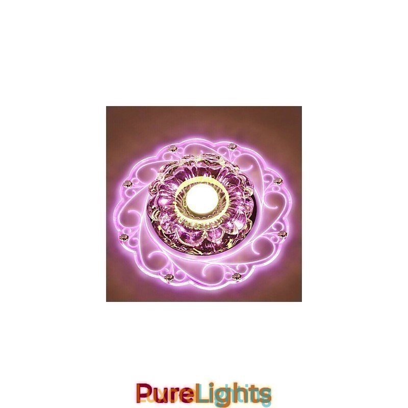 Designer Touch Decorative Crystal Ceiling Lamp Spotlight SMD 3W Creative Lamp Tube Light Colorful Color Dome Light