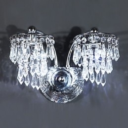 Designer Touch Decorative Crystal Wall Sconces Modern Contemporary Metal