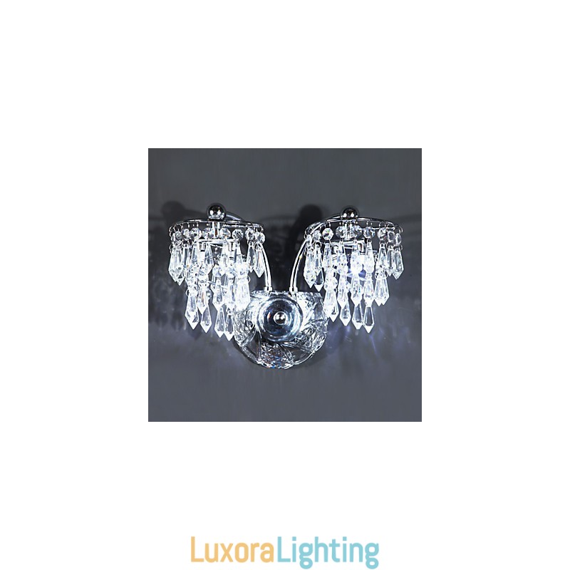 Designer Touch Decorative Crystal Wall Sconces Modern Contemporary Metal