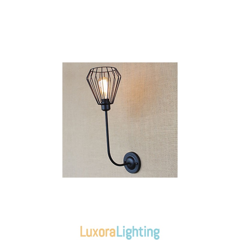 Designer Touch Decorative American Country Creative Iron Elbow Antique Single Head Lamp Bedside