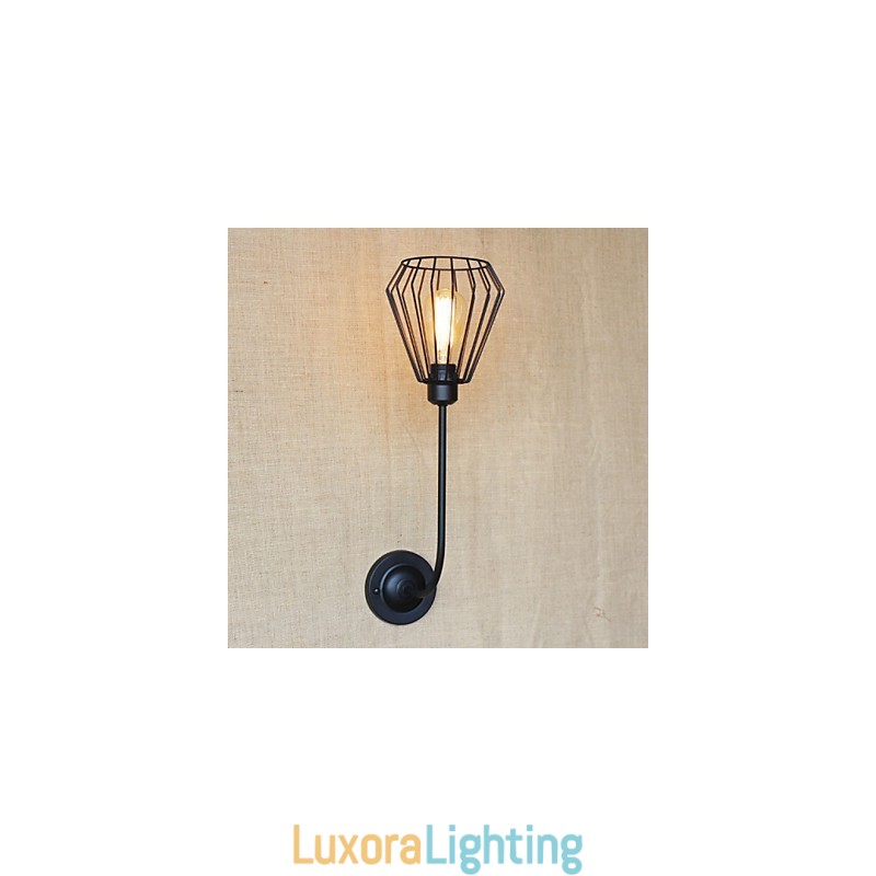 Designer Touch Decorative American Country Creative Iron Elbow Antique Single Head Lamp Bedside