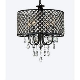 Designer Touch Decorative Traditional Classic Crystal Chrome Metal Chandelier