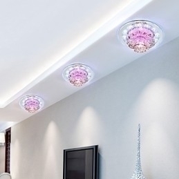Designer Touch Decorative Circular Crystal Idea Ceiling Lamp Tube Light To Absorb Dome Lamp Light
