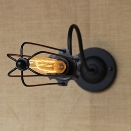 Designer Touch Decorative Art Minimalist Matte Black American Country Living Room Lamp Bedroom Balcony Wall Lamp Bedside Lamp