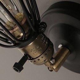 Designer Touch Decorative American Country Loft Restoring Ancient Ways Wall Lamp Wrought Iron Wall Lamp Light