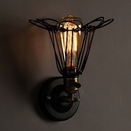 Designer Touch Decorative American Country Loft Restoring Ancient Ways Wall Lamp Wrought Iron Wall Lamp Light