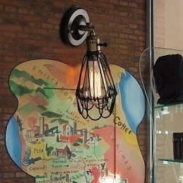 Designer Touch Decorative American Country Loft Restoring Ancient Ways Wall Lamp Wrought Iron Wall Lamp Light