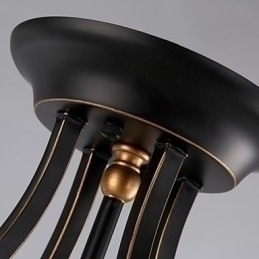 Designer Touch Decorative Simple Pastoral Ceiling Lamps Bronze Phnom Penh American Country European Ceiling Lamps Lamp