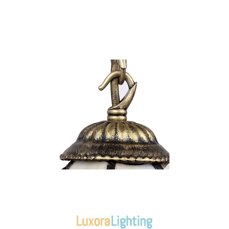 Designer Touch Decorative European Contracted Rural Creative Wrought Iron Wall Lamp Glass Lights