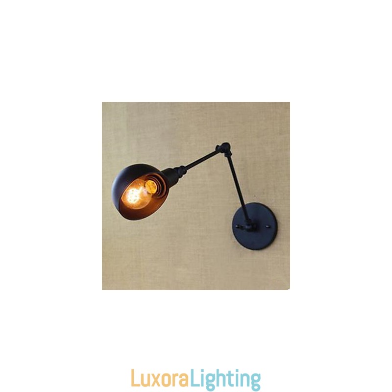 Designer Touch Decorative The Balcony Stair Corridors Contracted Creative Restaurant Bar Wall Lamp Wrought Iron Long Arm