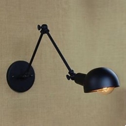 Designer Touch Decorative The Balcony Stair Corridors Contracted Creative Restaurant Bar Wall Lamp Wrought Iron Long Arm