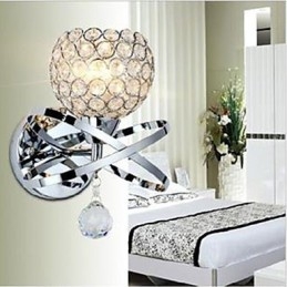 Designer Touch Decorative Single Head Crystal Wall Lamp