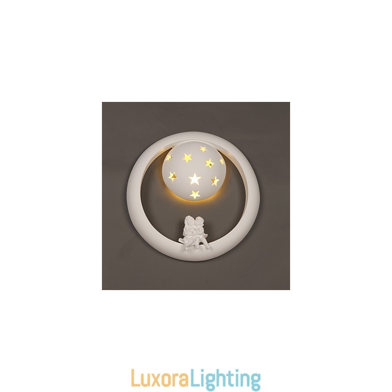 Designer Touch Decorative Sweet Pastoral Gypsum Fun Children Room Porch Wall Lamp Lights