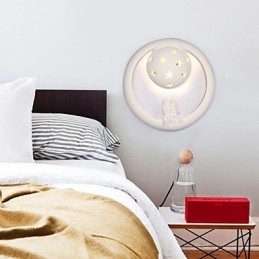 Designer Touch Decorative Sweet Pastoral Gypsum Fun Children Room Porch Wall Lamp Lights