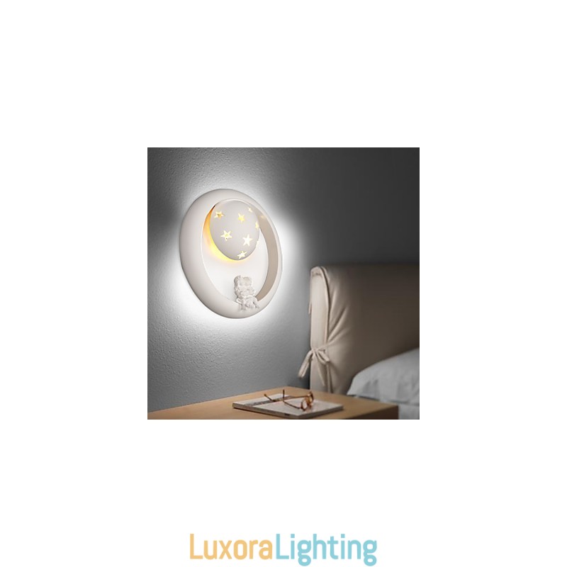 Designer Touch Decorative Sweet Pastoral Gypsum Fun Children Room Porch Wall Lamp Lights