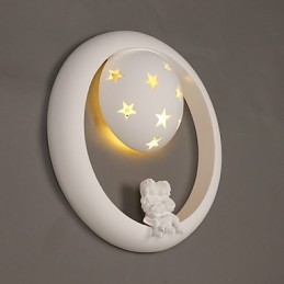 Designer Touch Decorative Sweet Pastoral Gypsum Fun Children Room Porch Wall Lamp Lights