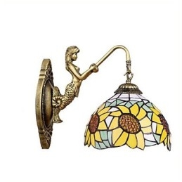 Designer Touch Decorative Christmas European Contracted Rural Creative Wrought Iron Wall Lamp Lights