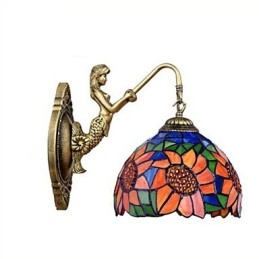 Designer Touch Decorative Christmas European Contracted Rural Creative Wrought Iron Wall Lamp Lights