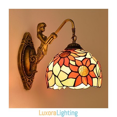 Designer Touch Decorative Christmas European Contracted Rural Creative Wrought Iron Wall Lamp Lights