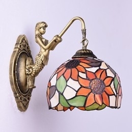 Designer Touch Decorative Christmas European Contracted Rural Creative Wrought Iron Wall Lamp Lights