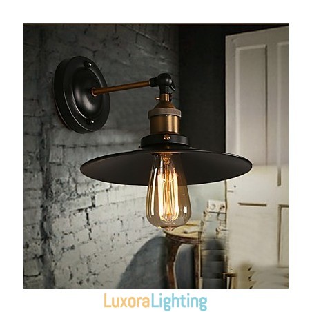 Designer Touch Decorative Creative Nordic Light Single Head Black Umbrella Wall Lamp Restoring Ancient Ways Light
