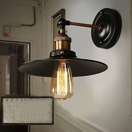 Designer Touch Decorative Creative Nordic Light Single Head Black Umbrella Wall Lamp Restoring Ancient Ways Light