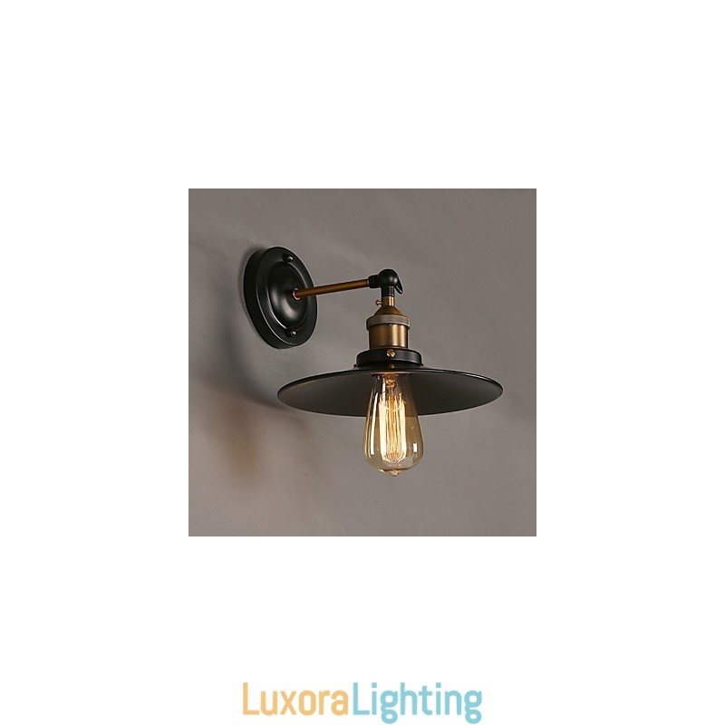 Designer Touch Decorative Creative Nordic Light Single Head Black Umbrella Wall Lamp Restoring Ancient Ways Light