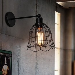 Designer Touch Decorative Single Head Industrial Wind Wall Lamp Contracted Europe Type Wall Lamp Wrought Iron Light