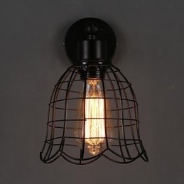 Designer Touch Decorative Single Head Industrial Wind Wall Lamp Contracted Europe Type Wall Lamp Wrought Iron Light