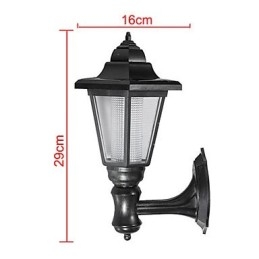 Designer Touch Decorative Solar Powered Outdoor Garden Path Yard Security Wall Light Landscape Lamp