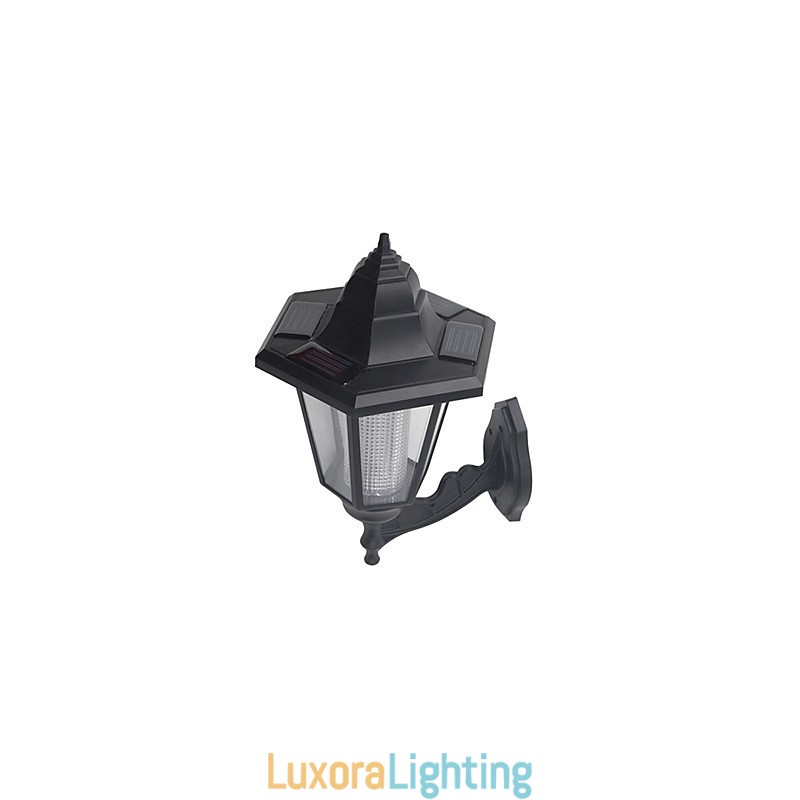Designer Touch Decorative Solar Powered Outdoor Garden Path Yard Security Wall Light Landscape Lamp