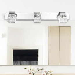 Designer Touch Decorative Modern Wall Light with Glass Bubble Cubic Shade Mirror Front Style