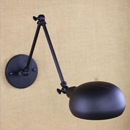 Designer Touch Decorative Long Arm Double Festival Restoring Ancient Ways Wrought Iron Wall Lamp Personality
