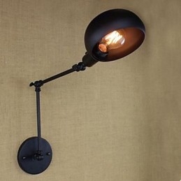 Designer Touch Decorative Long Arm Double Festival Restoring Ancient Ways Wrought Iron Wall Lamp Personality