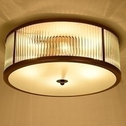 Designer Touch Decorative Traditional Classic Rustic Lodge Brass Metal Flush Mount