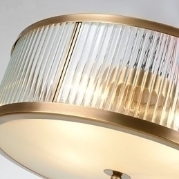 Designer Touch Decorative Traditional Classic Rustic Lodge Brass Metal Flush Mount