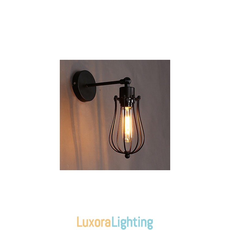 Designer Touch Decorative Creative Personality Wrought Iron Retro Grapefruit Wall Lamp