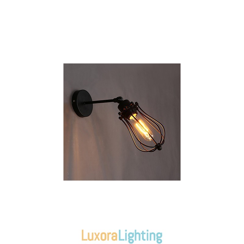 Designer Touch Decorative Creative Personality Wrought Iron Retro Grapefruit Wall Lamp