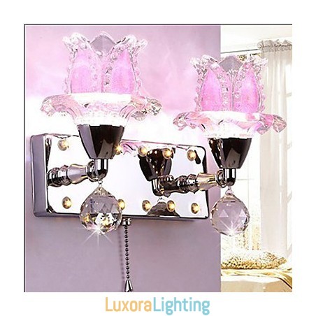 Designer Touch Decorative Creative Contemporary And Contracted Creative Crystal Wall Lamp Lights