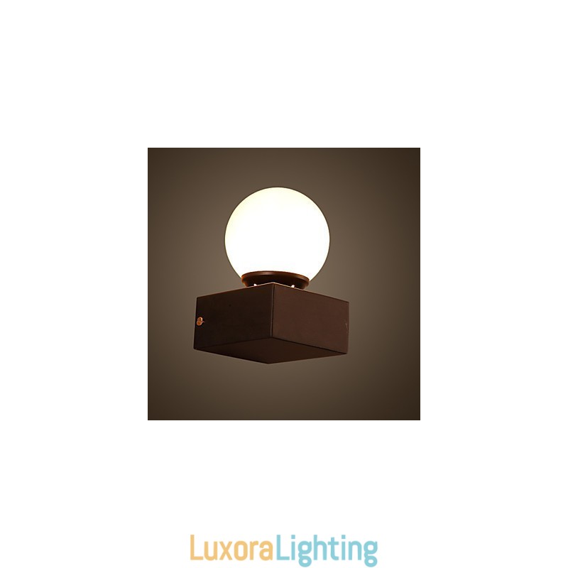 Designer Touch Decorative Ball Loft Creative Wall Lamp Wrought Iron Wall Lamp Restoring Ancient Ways Lights