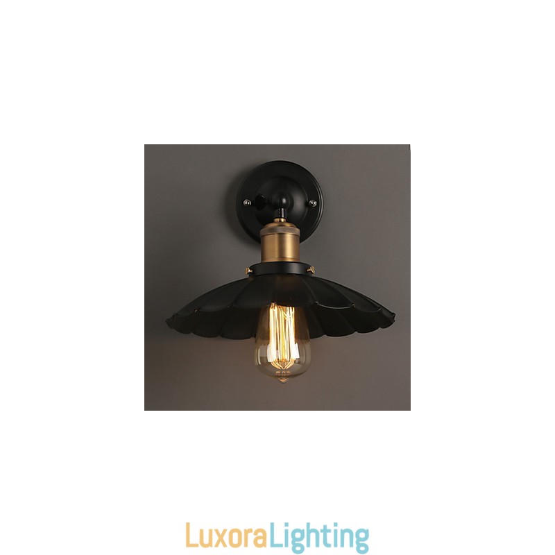 Designer Touch Decorative Ccreative Staircase Restoring Ancient Ways Single Head Black Dress Wrought Iron Wall Lamp