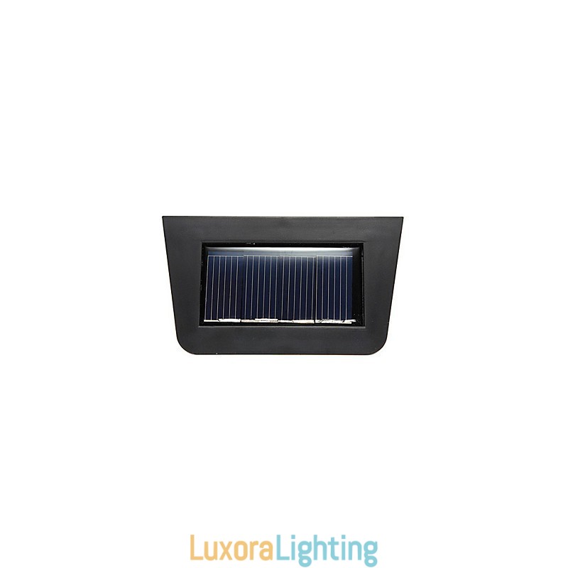 Designer Touch Decorative Warm Yellow Solar Powered Wall Mount 2 Lantern Light Deck Lamp