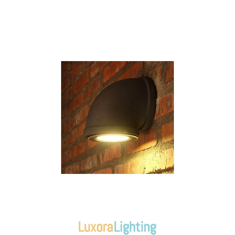 Designer Touch Decorative Loft Personality Vintage Bar Counter Water Pipe Wall Lamp Spot Light Lot Lighting Fitting Stair Balcony Lamp