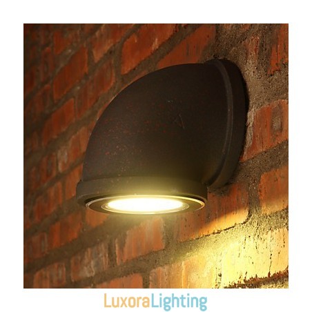 Designer Touch Decorative Loft Personality Vintage Bar Counter Water Pipe Wall Lamp Spot Light Lot Lighting Fitting Stair Balcony Lamp