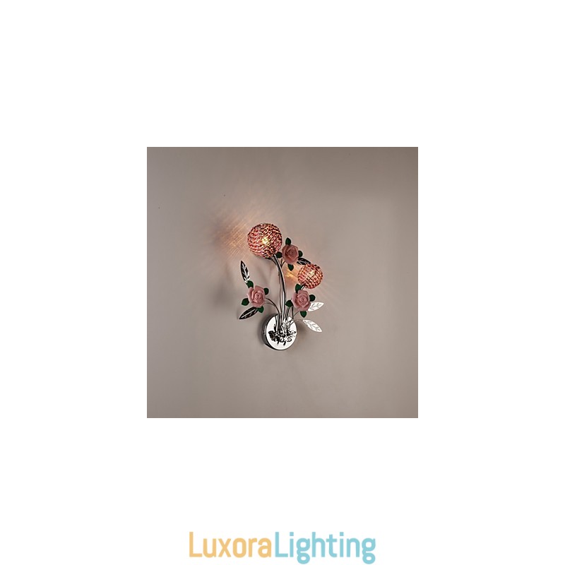 Designer Touch Decorative Wall Sconces Crystal Modern Contemporary Metal