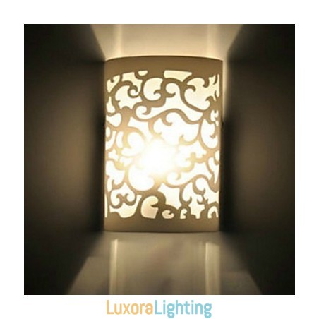 Designer Touch Decorative ALL BLUE High Quality Decoration Of Carve Patterns Or Designs On Woodwork Wall Lamp