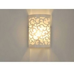 Designer Touch Decorative ALL BLUE High Quality Decoration Of Carve Patterns Or Designs On Woodwork Wall Lamp