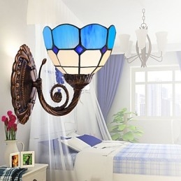 Designer Touch Decorative Europe Type Restoring Ancient Ways Wall Lamp Creative Mediterranean Glass Lights